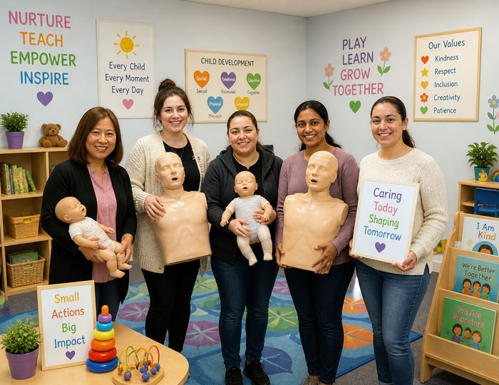 First aid course training for child care providers in Sydney
